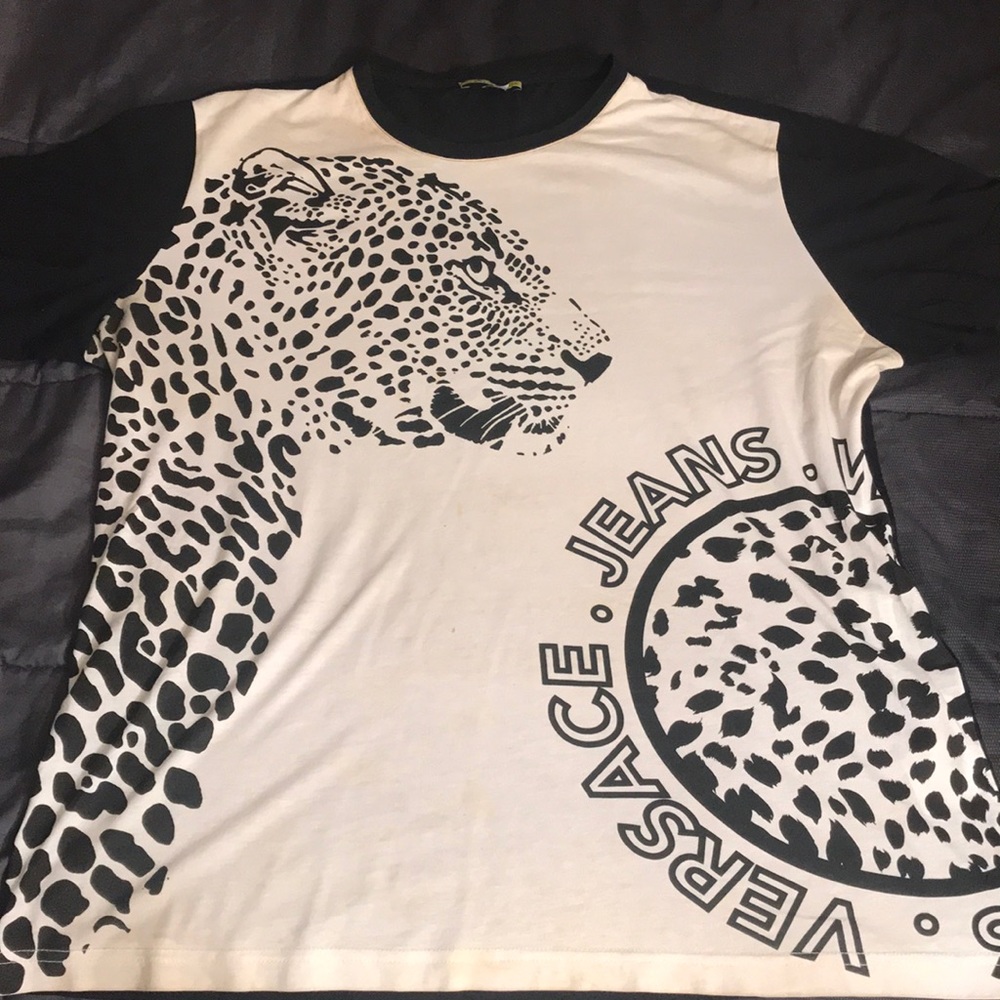 Men’s Black/White Versace t-shirt